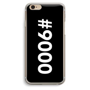 #9000: iPhone 6 / 6S Transparant Hoesje