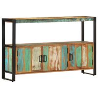 Dressoir 120x30x75 cm massief gerecycled hout - thumbnail