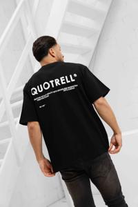Quotrell Elevate T-Shirt Heren Zwart/Wit - Maat M - Kleur: Zwart | Soccerfanshop