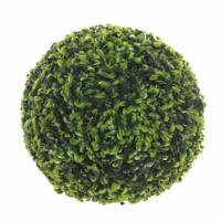 Mica Decorations Kunstplant - buxusbol - groen - 27 cm   -