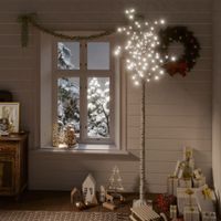 VidaXL Kerstboom wilg met 200 koudwitte led&apos;s binnen en buiten 2,2 m