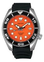 Horlogeband Seiko 4HX0JBR / SBDC005J / 6R15-00G0 / R02C011J0 Rubber Zwart 20mm