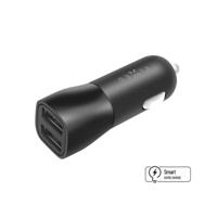 Fixed Dual USB-A 15W autolader zwart
