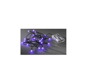 Konstsmide 1491-457 Micro-lichtketting Binnen werkt op batterijen Aantal lampen 20 LED Purper