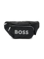 BOSS Kidswear sac banane à logo imprimé - Noir