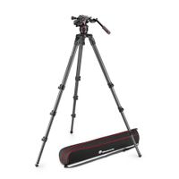Manfrotto MVK608CTALL Nitrotech 608 Video Head + carbon Single Leg statiefkit Manfrotto MVK608CTALL Nitrotech 608 Video Head + carbon Single Leg statiefkit