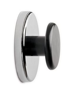 Maul Krachtmagneet neu (Ø x h) 67 mm x 33 mm Rond, Met knop Zilver, Zwart 1 stuk(s) 6155096