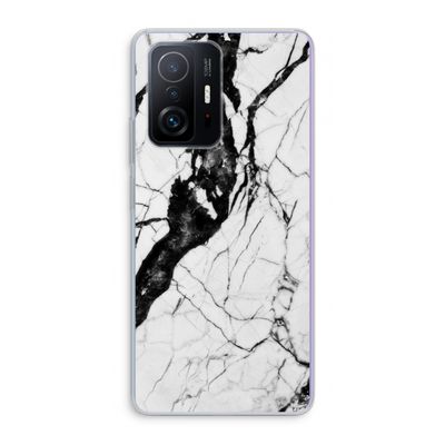 Witte marmer 2: Xiaomi 11T Transparant Hoesje