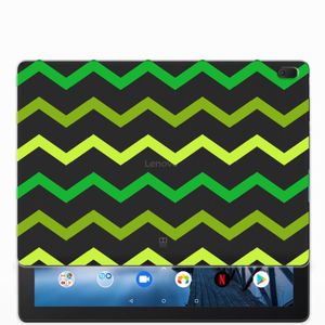 Lenovo Tab E10 Hippe Hoes Zigzag Groen