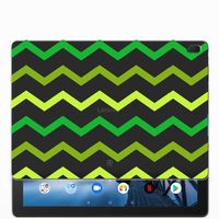 Lenovo Tab E10 Hippe Hoes Zigzag Groen