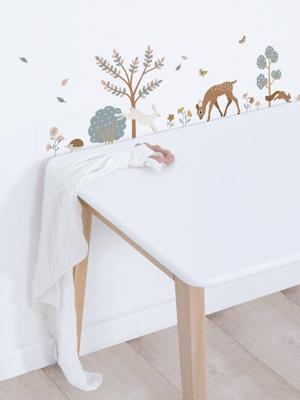 Stickervel met herten Joro Lilipinso bruin