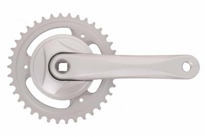 WG PRO44T Crankstel 170mm 38T - Zilver WG PRO44T Crankstel 170mm 38T - Zilver