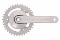 WG PRO44T Crankstel 170mm 38T - Zilver WG PRO44T Crankstel 170mm 38T - Zilver