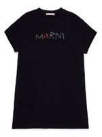 Marni Kids robe-polo à logo appliqué - Noir - thumbnail