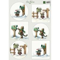 Marianne Design • knipvel christmas mail