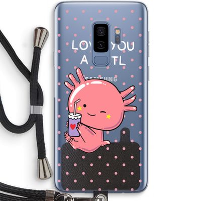 Love You A Lotl: Samsung Galaxy S9 Plus Transparant Hoesje met koord