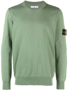 Stone Island sweat à logo imprimé - Vert