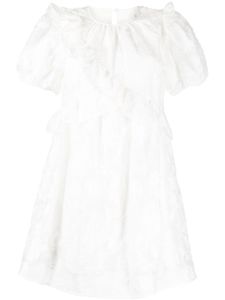 b+ab robe courte à volants - Blanc