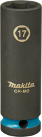 Makita krachtdop impact black, 1/2 17mm lang - e-16477