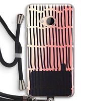 Moroccan stripes: HTC U Play Transparant Hoesje met koord