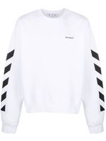 Off-White sweat en coton à logo imprimé - Blanc