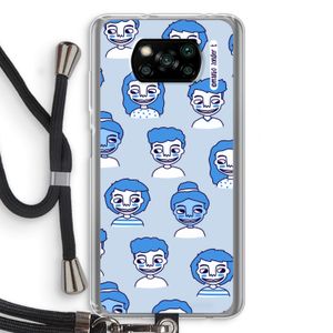 Gezichtjes: Xiaomi Poco X3 NFC Transparant Hoesje met koord