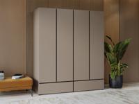 Kast CROSSAIR 4 deuren 2 lades taupe Kast CROSSAIR 4 deuren 2 lades taupe