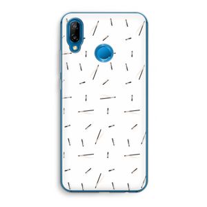 Hipster stripes: Huawei P20 Lite Transparant Hoesje