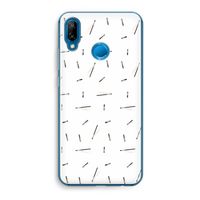 Hipster stripes: Huawei P20 Lite Transparant Hoesje