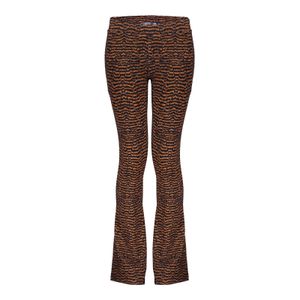 Geisha Meisjes legging - Zebra AOP - Cognac / Zwart