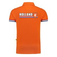 EK / WK supporter poloshirt - dames - oranje - Leeuw - Holland vlag