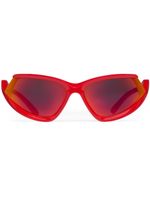 Balenciaga Eyewear lunettes de soleil Side Xpander Cat - Rouge