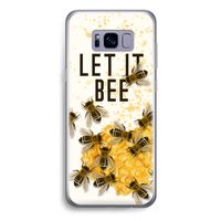 Let it bee: Samsung Galaxy S8 Plus Transparant Hoesje