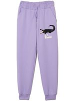 Mini Rodini pantalon de jogging à imprimé crocodile - Violet