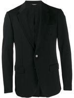 Dolce & Gabbana blazer ajusté classique - Noir