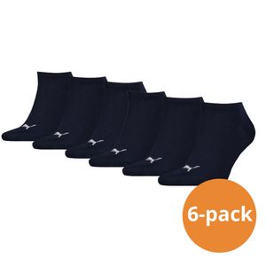 Puma Sneakersokken Plain 6-pack Navy-47/49