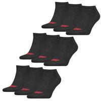 Levi's Sneaker Sokken 9-pack Batwing Logo Antraciet-39/42