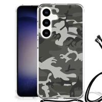 Samsung Galaxy S24 Doorzichtige Silicone Hoesje Army Light