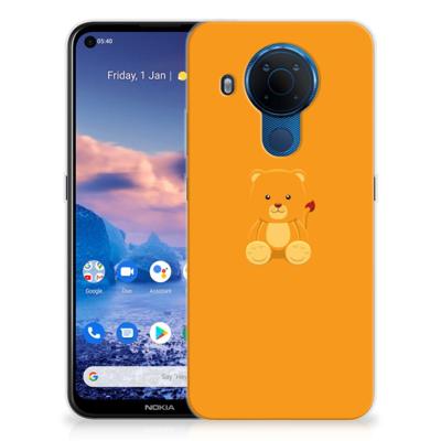 Nokia 5.4 Telefoonhoesje met Naam Baby Beer