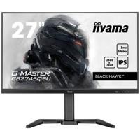 Iiyama G-MASTER Black Hawk GB2745QSU-B1 LCD-monitor Energielabel E (A - G) 68.6 cm (27 inch) 2560 x 1440 Pixel 16:9 1 ms HDMI, DisplayPort, Hoofdtelefoon (3.5 - thumbnail