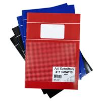 Ruitjesschriften A4 - 30x stuks - wiskunde schrift - gekleurd - rekenschrift
