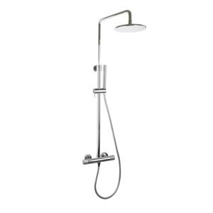 Doucheset Sanilux Rubb Opbouw Thermostatisch Rond Chroom Sanilux