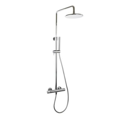 Doucheset Sanilux Rubb Opbouw Thermostatisch Rond Chroom Sanilux