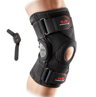 McDavid 429X Knee Brace With Polycentric Hinges And Cross Straps - Black - M