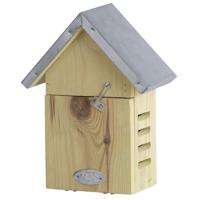 Insectenhotel/insecten nestkastje - 10 x 17 x 23 cm - Hout - lieveheersbeestjes overwinteren