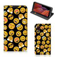 Samsung Galaxy Xcover 5 Hoesje met Magneet Emoji