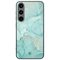 Samsung Galaxy S25 glazen hardcase - Touch of mint