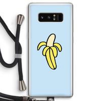 Banana: Samsung Galaxy Note 8 Transparant Hoesje met koord