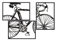 WANDPANEEL FIETSSET 3 STUKS CM 40X1,3X60 (ENKEL FORMAAT) WANDPANEEL FIETSSET 3 STUKS CM 40X1,3X60 (ENKEL FORMAAT)