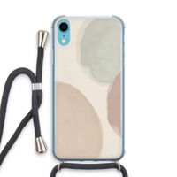 Geo #8: iPhone XR Transparant Hoesje met koord